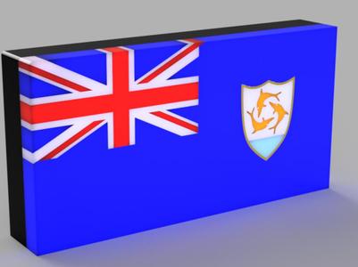 World Flags - Anguilla LED Lamp