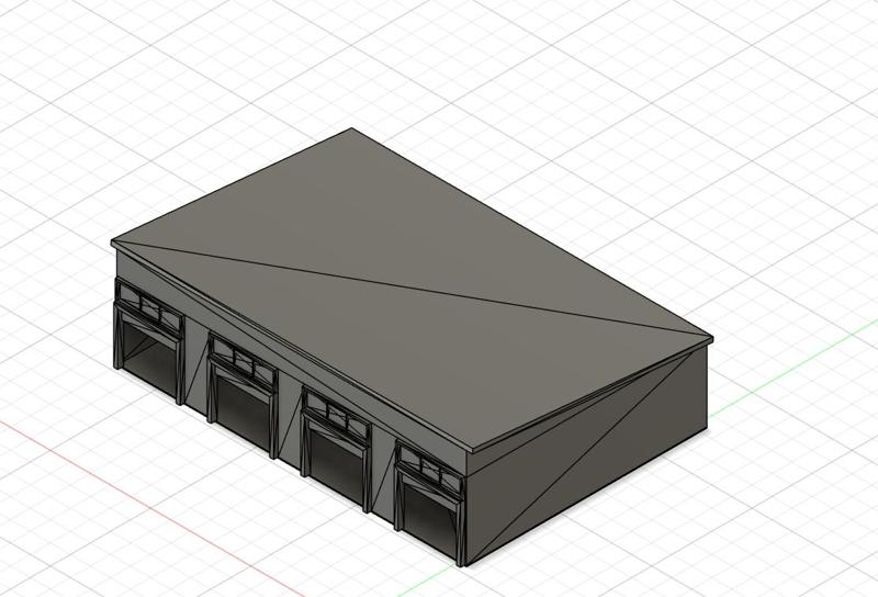 Simple garage building