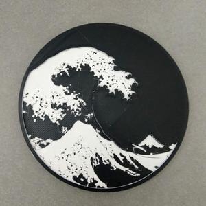 Great Wave of Kanagawa Coaster