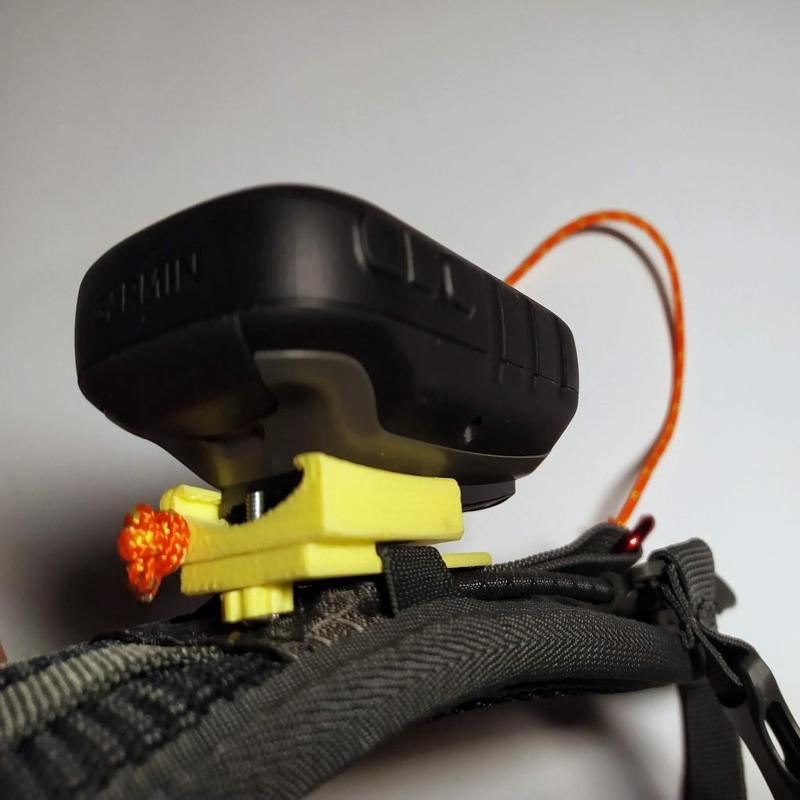 Garmin clamp for backpack