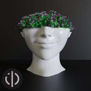 FLOWER POT "SMILE" 01