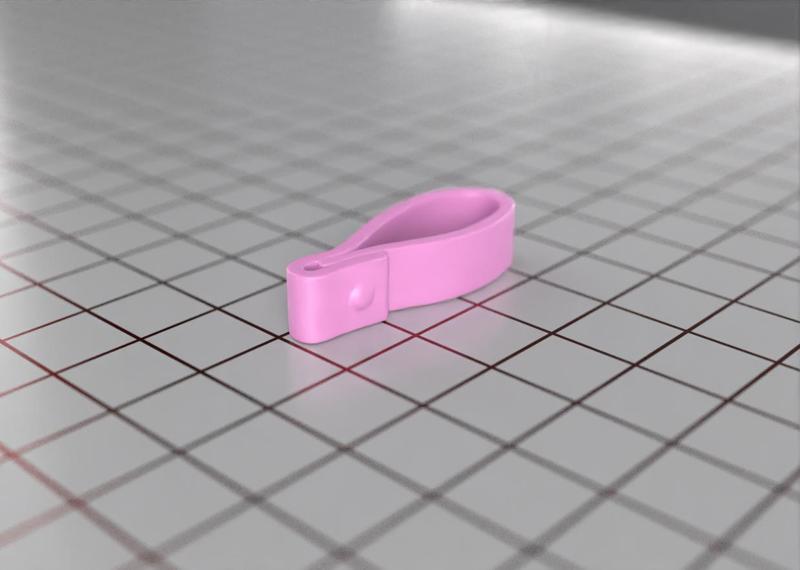 imitation leather keychain