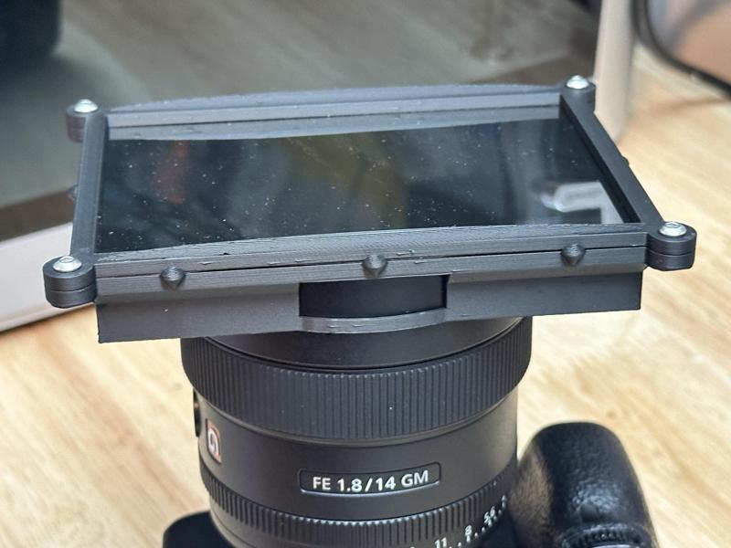 Solar Filter Holder Adapter for Sony 14mm Lens