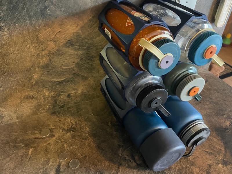 Nalgene & Hydro Flask Rack - Interlocking and Stackable