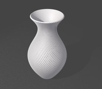 Tiny swirl vase