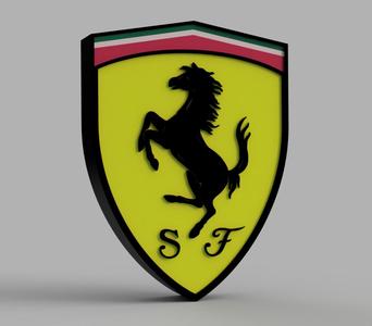 Ferrari F1 Logo Lightbox