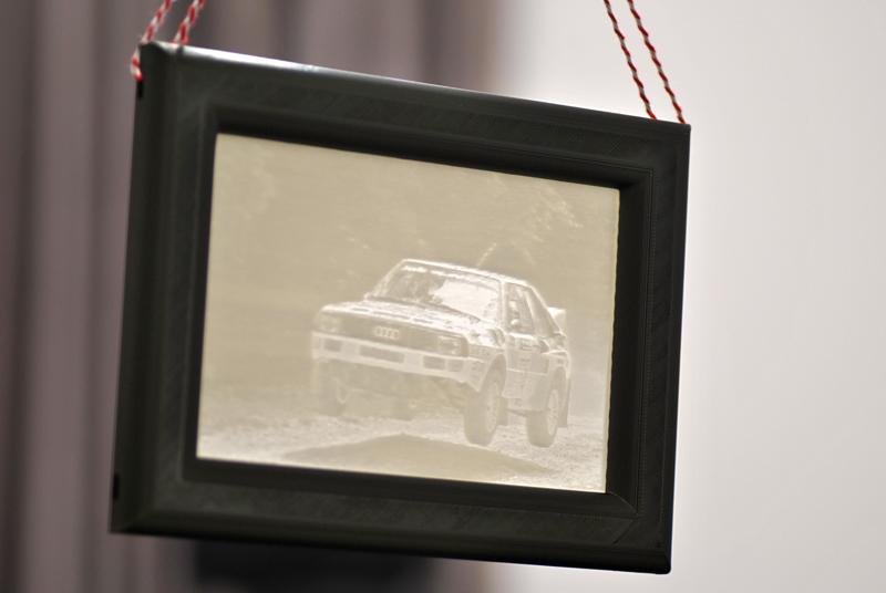 15cm x 10cm Hangable Lithophane Frame For Windows