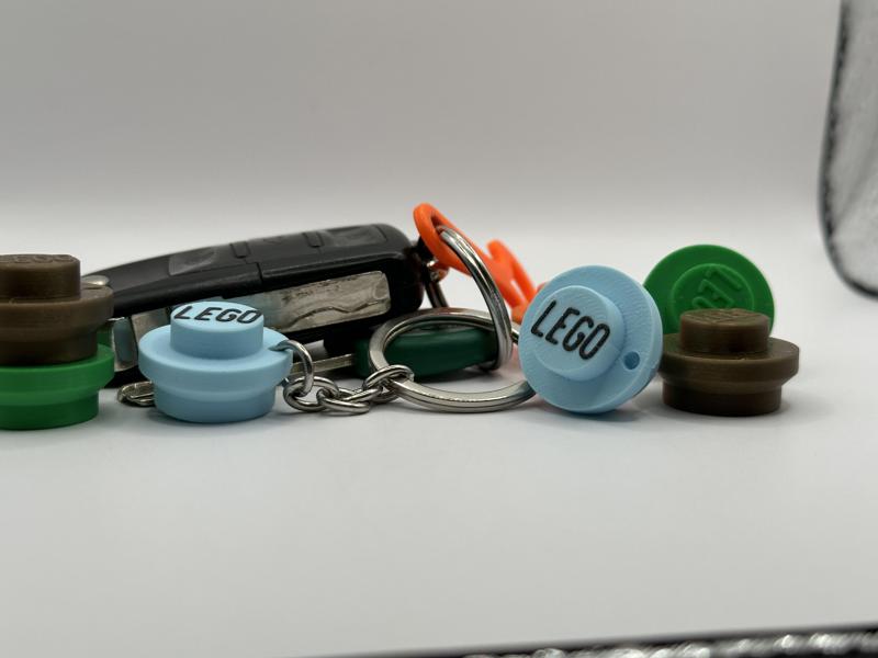 Brick keychain LEGO - stackable