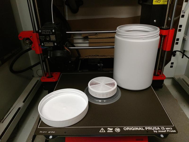 Jar Lid Silica Container