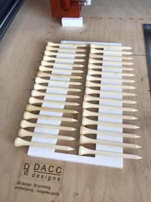 Golf Tee burning Jig