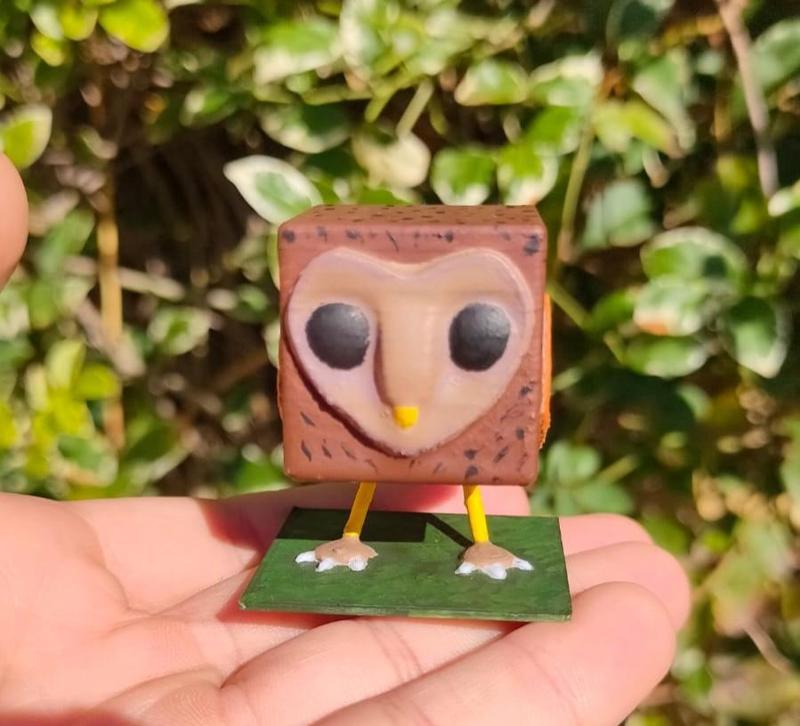 Owl model from the Blender Tutorial