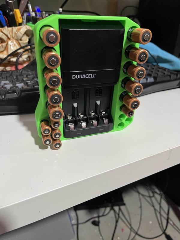 Duracell battery and charger storage