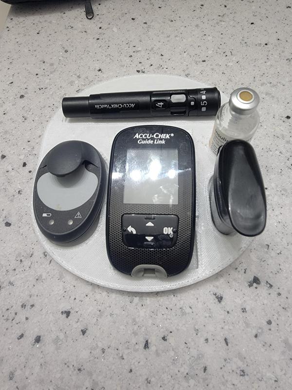 Medtronic Diabetic Organization Shelf for Guide Link Sensor and supplies