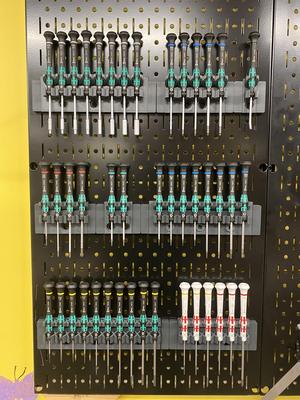 Wera Kraftform Micro Holders for DDD Printable Wall Control System