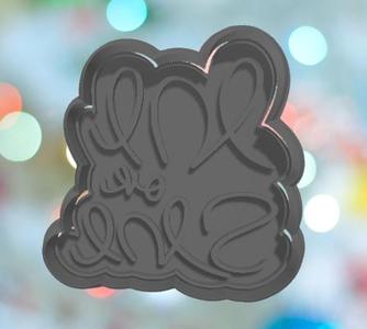Baby Shower He or She Cookie Cutter