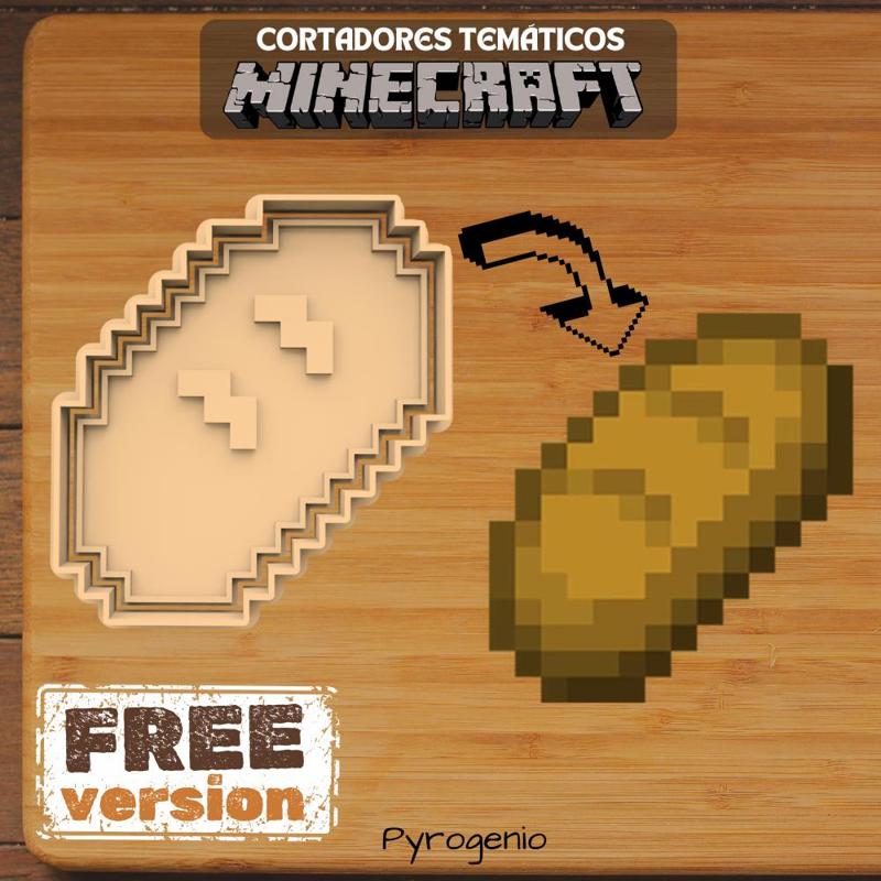 Minecraft Bread Cookie Cutter