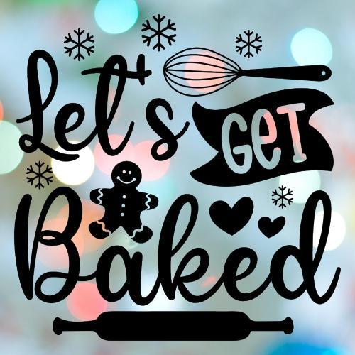 Christmas Stamp Lets Get Cookie Cutter