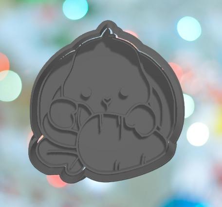 Easter Bunny Boy With Carrot Cookie Cutter