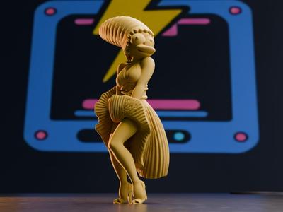 Marge Simpson as Marilyn Monroe