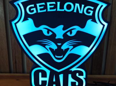 Geelong Cats LED light box