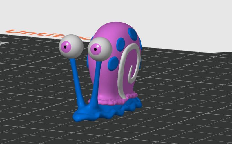 Gary the snail multicolor 4 color