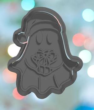 Christmas Ghost With Gift Cookie Cutter