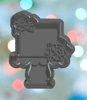 Floral Cake Cookie Cutter