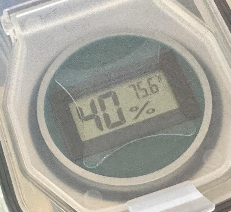 Tasogen Hygrometer Insert for Praki 4L Container Lid - Slimfit & Removable