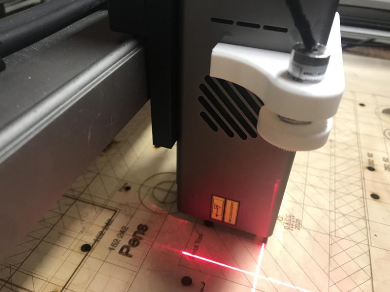 Better mount for crosshair laser to a laser head V2