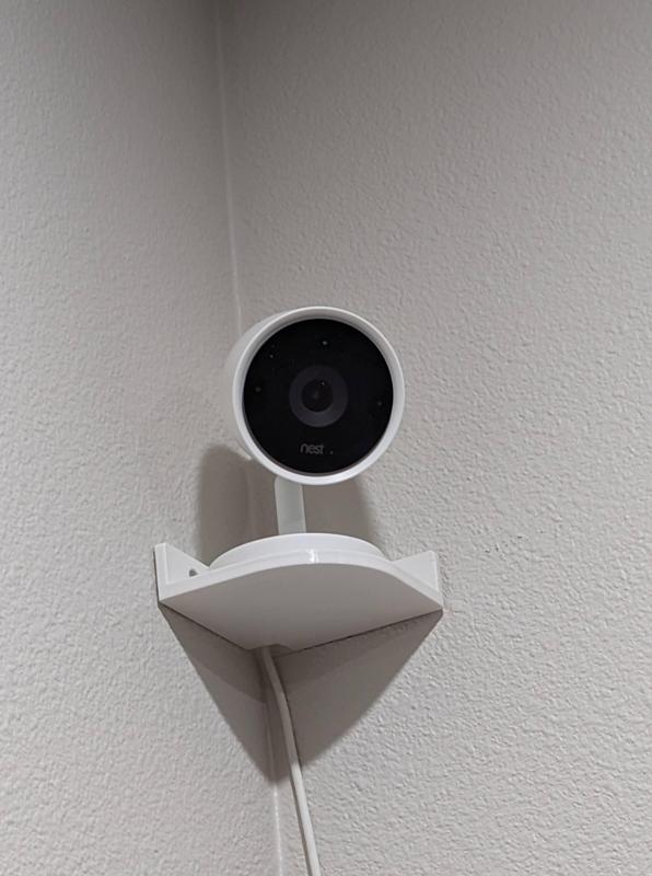 Google Nestcam corner wall mount