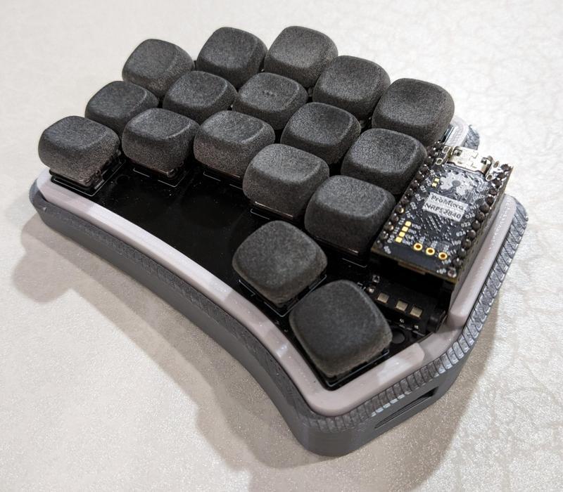 Ferris Sweep case & tenting stand - tilt on X, Y axis