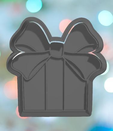 Christmas Gift Cookie Cutter