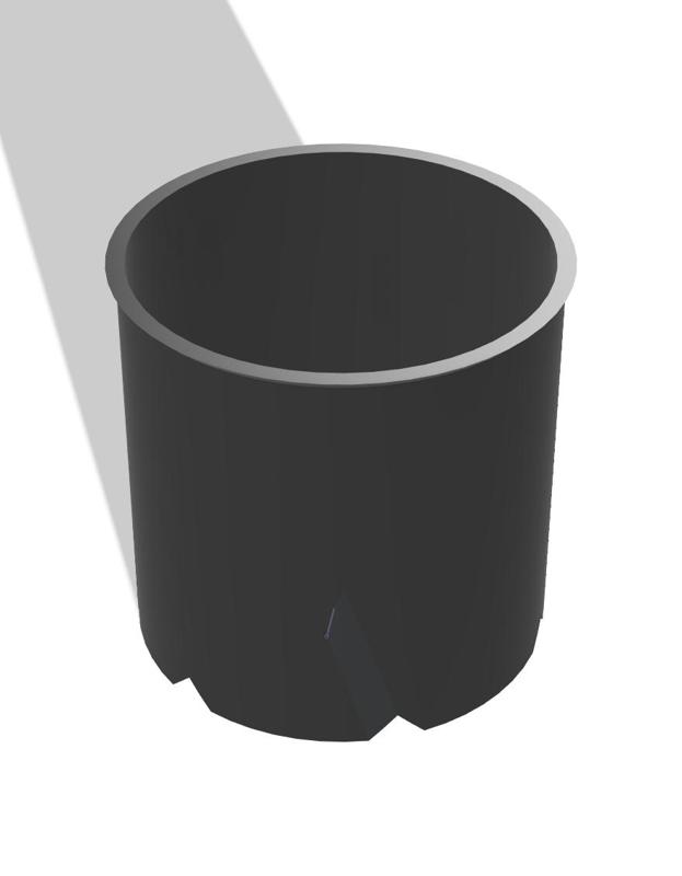 Drainage Pot - No Supports & Customisable Size and Angle