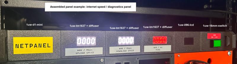 Modular Frontpanel (1U 19' rack system)