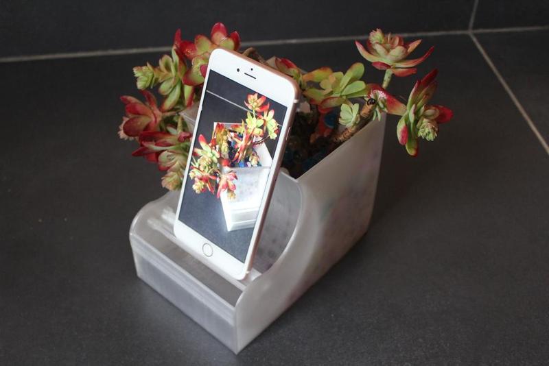 Fibonacci Phone Stand Speaker Desktop Planter