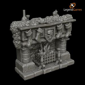 LegendGames Christmas Fireplace