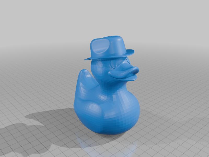 Fedora Rubber Duck 