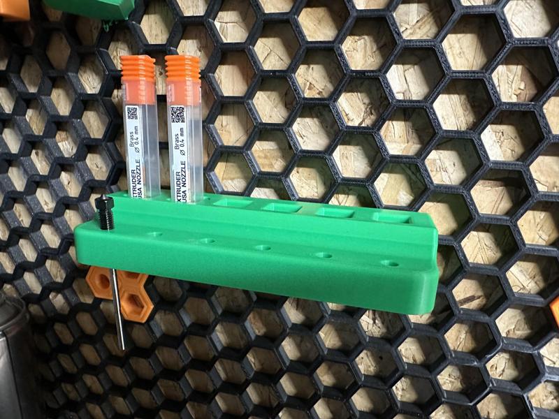 Hex wall - Nozzle holder for nextruder nozzles and not pnly