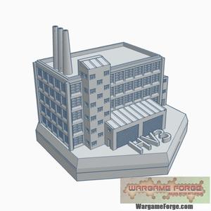 Modern Factory Hex Map Scale HMSM008