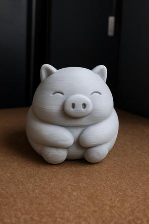 Cute Pig (Kawaii Style)