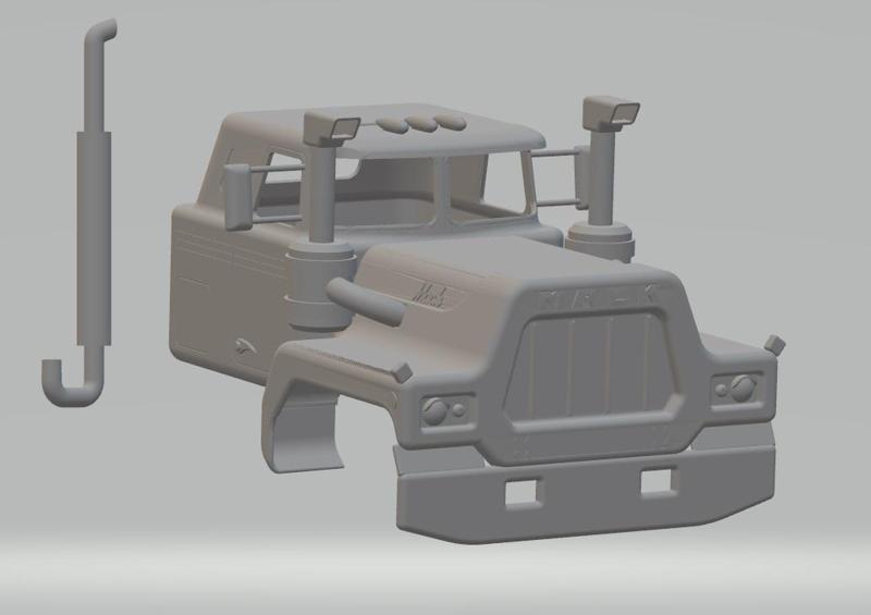 Old R Printable Cabin Truck