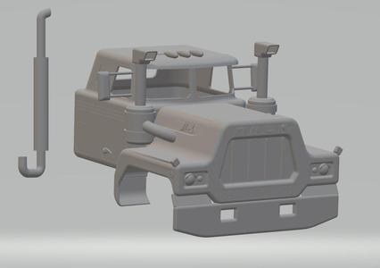 Old R Printable Cabin Truck