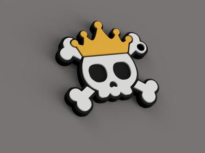 Skull with Crown