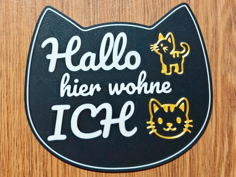 Cat Sign - Hello, I live here