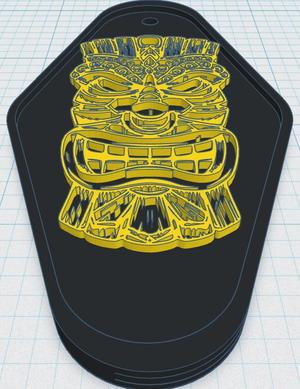 Tiki Keytag 24