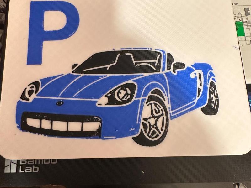 Toyota MR2 Spyder (W3) Parking Sign