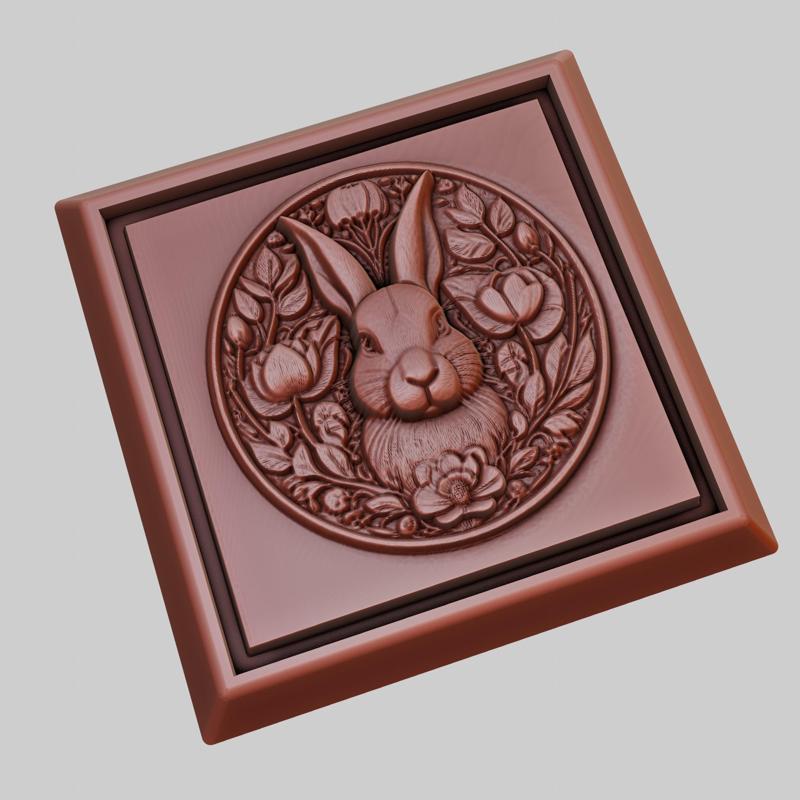 Rabbit Animal 3D Model for CNC Router Laser & 3D Printer