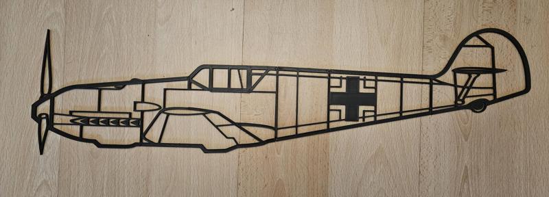 Aircraft Wallart Series Bf109 (Large)