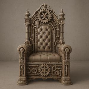Steampunk Throne Chair