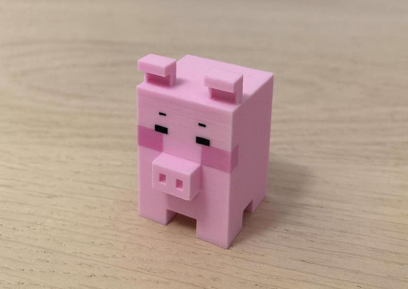 low poly pig